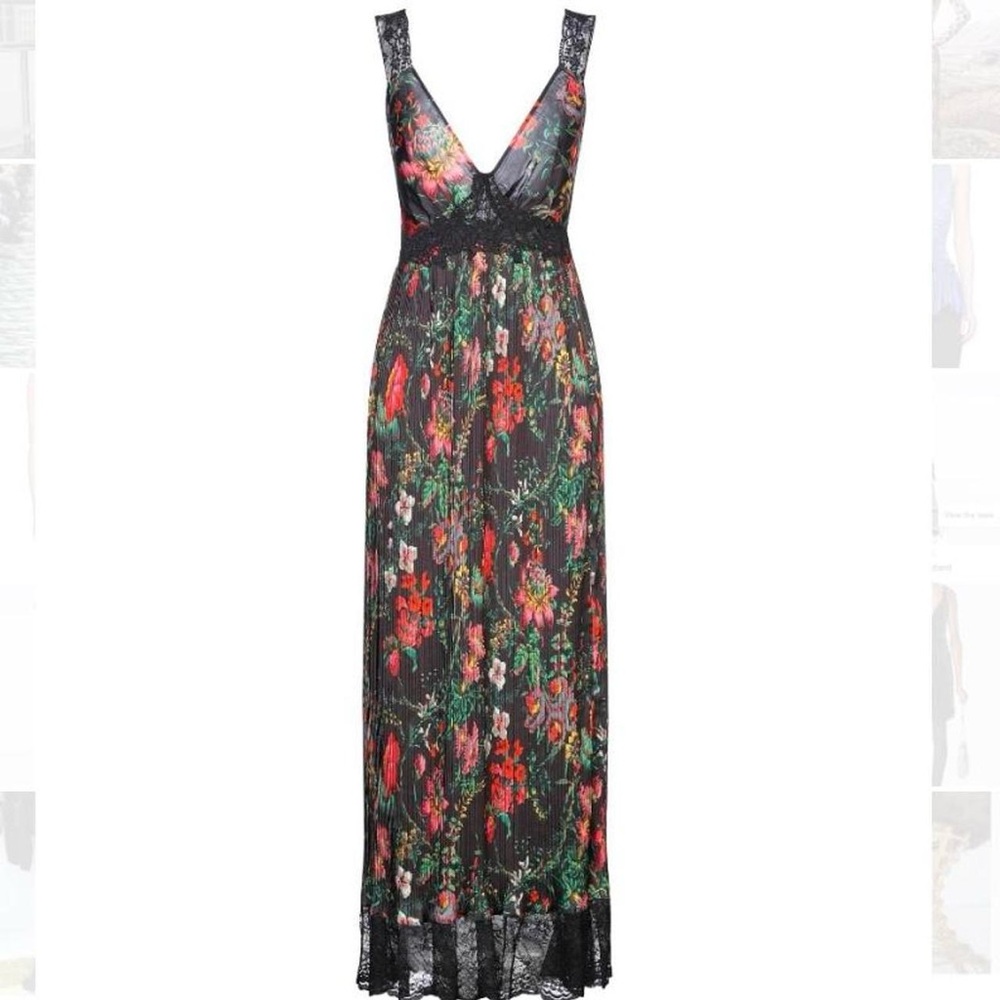pre-fall 2019 paco rabanne floral gown